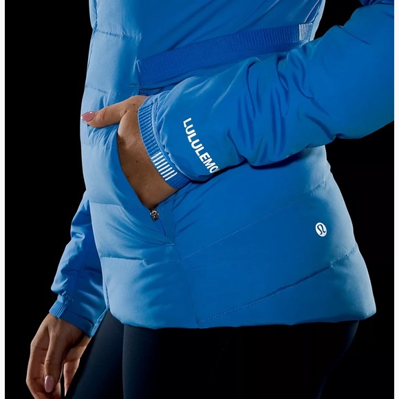 LULULEMON DOWN FOR IT ALL JACKET/COAT-BLUE NILE,10 - Picture 5 of 15